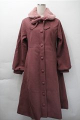 m petit by misako / AM*リボンコート  ピンク S-25-11-09-045-LO-JA-HR-ZS
