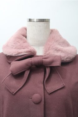 画像3: m petit by misako / AM*リボンコート  ピンク S-25-11-09-045-LO-JA-HR-ZS