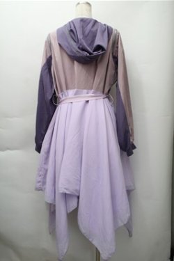 画像2: Favorite / シフォンレイヤードのオフショルダーパステルMA-1  ラベンダーｘピンク S-25-11-09-046-LO-JA-HR-ZS