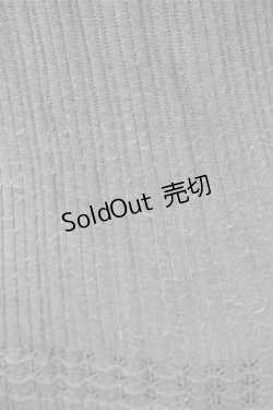 画像3: axes femme / ローズレースニットワンピース  ブルー S-25-11-09-047-AX-OP-AS-ZS