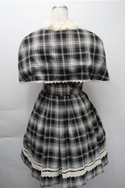 画像2: Secret Honey / ケープ付きジャンパースカート  黒 S-25-11-09-048-CA-OP-AS-ZS