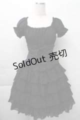 ATELIER PIERROT / オフショルダーシャーリングワンピース  黒 S-25-11-09-049-EL-OP-AS-ZS