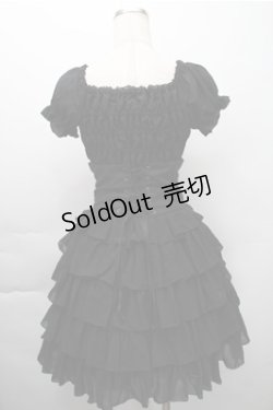 画像2: ATELIER PIERROT / オフショルダーシャーリングワンピース  黒 S-25-11-09-049-EL-OP-AS-ZS