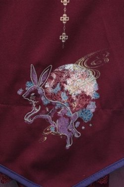 画像4: Ozz oneste / 月兎スカート  ワイン S-25-11-09-050-OO-SK-AS-ZS