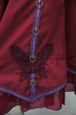 画像6: Ozz oneste / 月兎スカート  ワイン S-25-11-09-050-OO-SK-AS-ZS