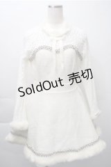 Swankiss / 裾ファーワンピース  オフ S-25-11-09-051-CA-OP-AS-ZS