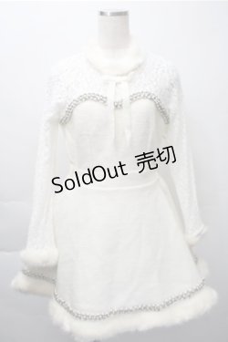 画像1: Swankiss / 裾ファーワンピース  オフ S-25-11-09-051-CA-OP-AS-ZS