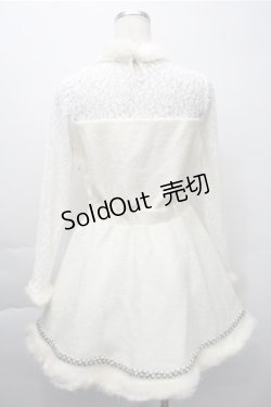 画像2: Swankiss / 裾ファーワンピース  オフ S-25-11-09-051-CA-OP-AS-ZS