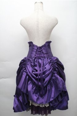 画像2: ATELIER PIERROT / “Eleanor”コルセットスカート  紫 S-25-11-09-057-EL-SK-AS-ZS