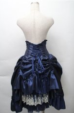 画像2: ATELIER PIERROT / “Eleanor”コルセットスカート  紺 S-25-11-09-058-EL-SK-AS-ZS (2)