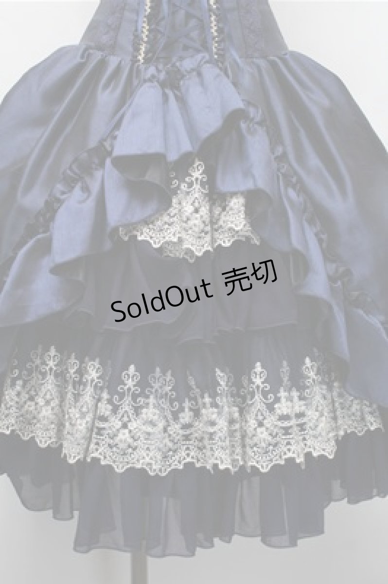 画像3: ATELIER PIERROT / “Eleanor”コルセットスカート  紺 S-25-11-09-058-EL-SK-AS-ZS (3)