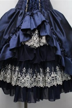 画像3: ATELIER PIERROT / “Eleanor”コルセットスカート  紺 S-25-11-09-058-EL-SK-AS-ZS