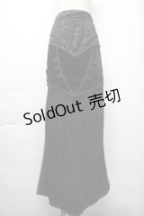PUNK RAVE / ベロアスカート  黒 S-25-11-09-059-PU-SK-AS-ZS