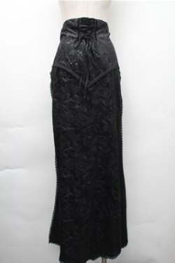 画像2: PUNK RAVE / ベロアスカート  黒 S-25-11-09-059-PU-SK-AS-ZS