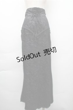 画像2: PUNK RAVE / ベロアスカート  黒 S-25-11-09-059-PU-SK-AS-ZS