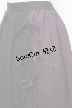 画像3: axes femme POETIQUE / 配色プリーツスカート  黒 S-25-11-09-060-AX-SK-AS-ZS