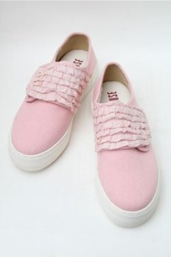 画像1: PINK HOUSE / ピコフリルスニーカー S ピンク S-25-11-09-008-LO-SH-AS-ZS