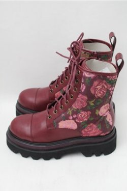 画像2: PINK HOUSE / ゴブランブーツ S 赤 S-25-11-09-012-LO-SH-AS-ZS