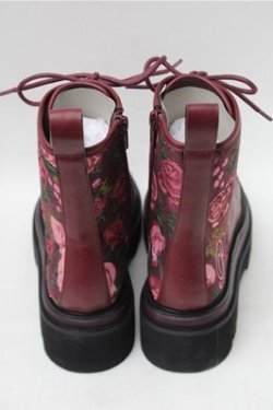 画像3: PINK HOUSE / ゴブランブーツ S 赤 S-25-11-09-012-LO-SH-AS-ZS