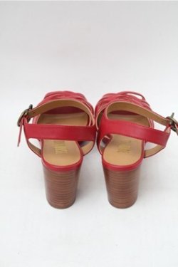 画像3: PINK HOUSE / レザーモチーフサンダル S 赤 S-25-11-09-014-LO-SH-AS-ZS