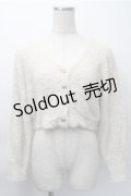 an another angelus / エンブレム釦フェザーニットカーディガン  オフ S-25-11-09-023-CA-SK-AS-ZI