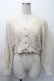 画像1: an another angelus / エンブレム釦フェザーニットカーディガン  オフ S-25-11-09-023-CA-SK-AS-ZS (1)