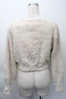 画像2: an another angelus / エンブレム釦フェザーニットカーディガン  オフ S-25-11-09-023-CA-SK-AS-ZS