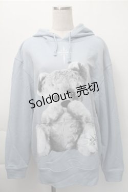 画像1: TRAVAS TOKYO / FURRY BEARプルオーバーパーカー  サックス S-25-11-09-025-PU-TO-HR-ZS