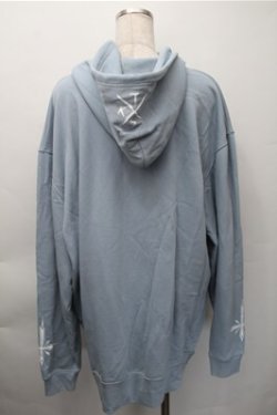 画像2: TRAVAS TOKYO / Furry panda hoodie パンダプリント プルオーバーパーカー  サックス S-25-11-09-026-PU-TO-HR-ZS