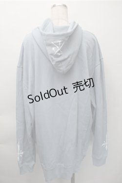 画像2: TRAVAS TOKYO / Furry panda hoodie パンダプリント プルオーバーパーカー  サックス S-25-11-09-026-PU-TO-HR-ZS