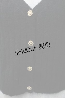 画像3: an another angelus / パールボタンニットカーディガン  黒 S-25-11-09-028-CA-TO-AS-ZS