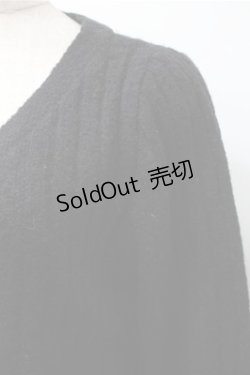 画像4: an another angelus / パールボタンニットカーディガン  黒 S-25-11-09-028-CA-TO-AS-ZS