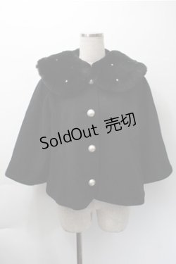 画像1: Angelic Pretty / Dollyケープコート  黒 S-25-11-09-031-AP-CO-HR-ZS