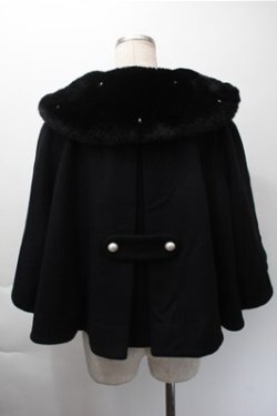 画像2: Angelic Pretty / Dollyケープコート  黒 S-25-11-09-031-AP-CO-HR-ZS