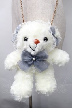 画像2: LOLITA / くまショルダーバッグ  オフ S-25-11-10-009-LO-BG-HR-ZS