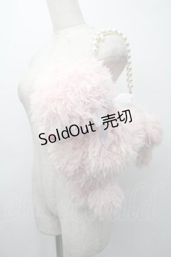 画像1: Swankiss / プードルバッグ  ピンクｘ白 S-25-11-10-010-CA-BL-HR-ZS