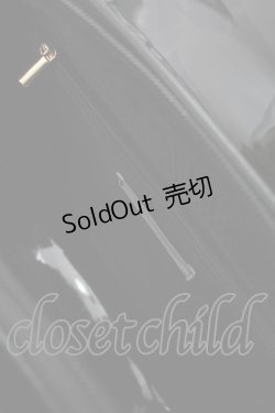 画像3: 中国ロリータ / エナメルクロスバッグ  黒ｘゴールド S-25-11-10-011-LO-BG-HR-ZS