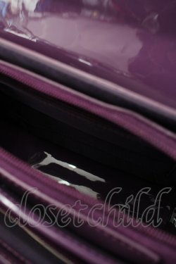 画像3: 中国ロリータ / エナメルクロスバッグ  紫ｘゴールド S-25-11-10-012-LO-BG-HR-ZS