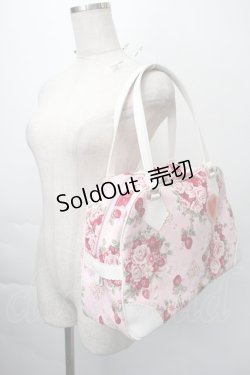 画像1: BABY,THE STARS SHINE BRIGHT / シュガーブーケ〜永遠の乙女の憧れ〜柄ボストンBag  ピンク S-25-11-10-013-BA-BG-AS-ZS