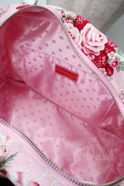 画像3: BABY,THE STARS SHINE BRIGHT / シュガーブーケ〜永遠の乙女の憧れ〜柄ボストンBag  ピンク S-25-11-10-013-BA-BG-AS-ZS