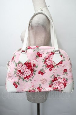 画像4: BABY,THE STARS SHINE BRIGHT / シュガーブーケ〜永遠の乙女の憧れ〜柄ボストンBag  ピンク S-25-11-10-013-BA-BG-AS-ZS