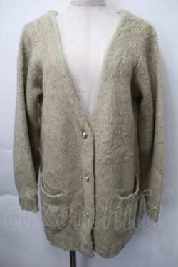 画像1: F&A / ニットカーディガン  グリーン S-25-11-10-019-LO-TO-AS-ZS