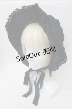 画像1: BABY,THE STARS SHINE BRIGHT / 別珍ボンネット  紺 S-25-11-10-003-BA-AC-AS-ZS