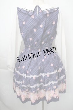 画像2: LIZ LISA / ハートフレームチェック柄ワンピース  紺 S-25-11-10-050-LO-OP-HR-ZS