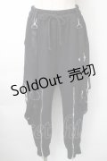 KRY CLOTHING / 「DEKAIHAE」 ポケットパンツ  黒 S-25-11-10-062-EL-TO-HR-ZS