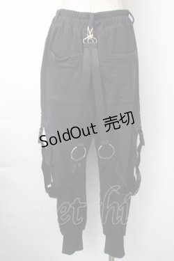 画像2: KRY CLOTHING / 「DEKAIHAE」 ポケットパンツ  黒 S-25-11-10-062-EL-TO-HR-ZS