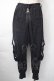画像2: KRY CLOTHING / 「DEKAIHAE」 ポケットパンツ  黒 S-25-11-10-062-EL-TO-HR-ZS (2)