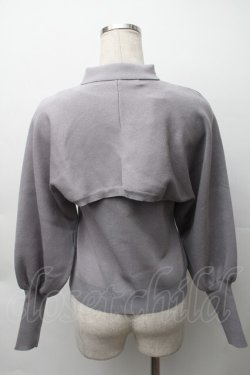 画像2: an another angelus / ボレロアンサンブルニット  グレー S-25-11-12-005-CA-TO-AS-ZS