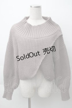 画像1: axes femme POETIQUE / ショートニット  ベージュ S-25-11-12-006-AX-TO-AS-ZS