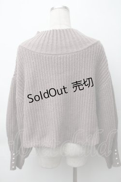 画像2: axes femme POETIQUE / ショートニット  ベージュ S-25-11-12-006-AX-TO-AS-ZS